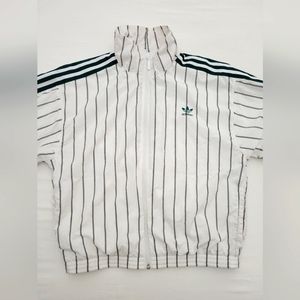 Addidas Green stripes long sleeves jacket